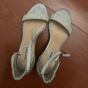 Steve Madden Sparkling Silver Heels